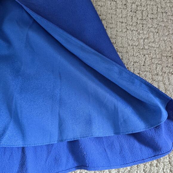 Aritzia Sunday Best Viola Bustier Midi Slip Dress Royal Blue Size M - Picture 10 of 11